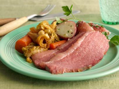 Corned Beef and Cabbage with Herb Buttered Potatoes-image
