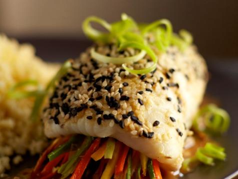 Sesame Seared Alaska Sole Roll