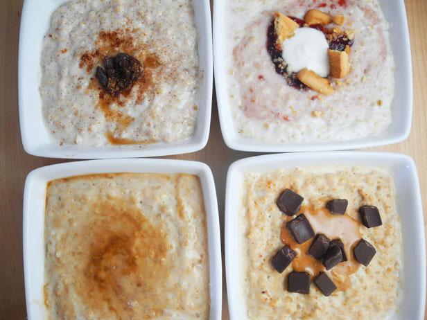 Oatmeal 4 Different Ways