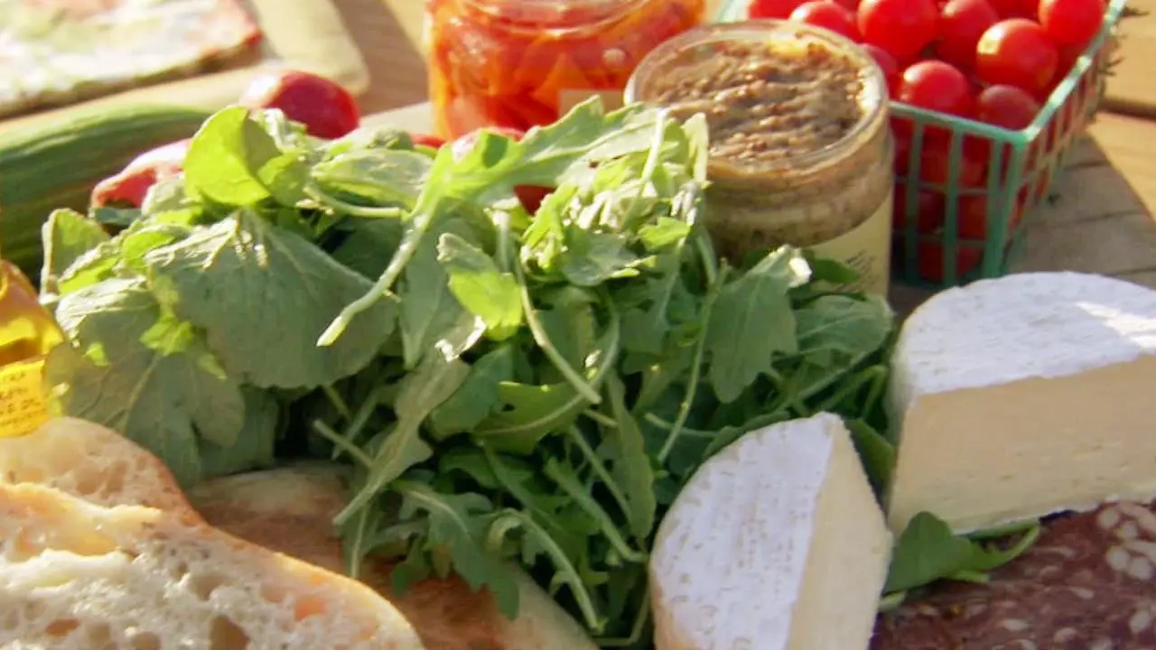 Rustic Picnic Paired With Wine