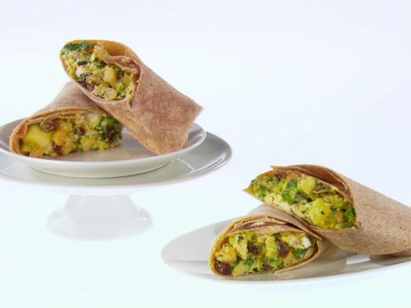 Curried Chicken And Apple Wraps Recipe Giada De Laurentiis