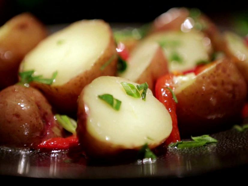 Potato Salad With Roasted Red Peppers Recipe Guy Fieri Food