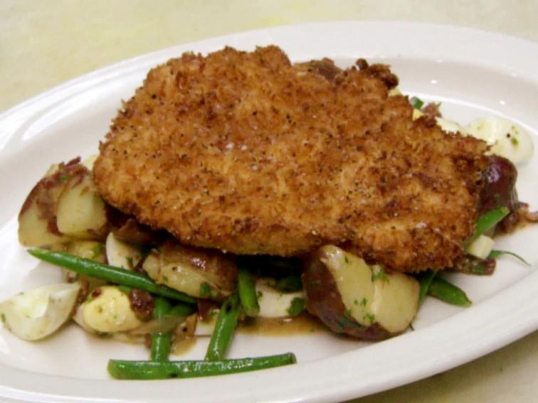 Honey Dijon Chicken, Warm Potato Salad Recipe | Robert