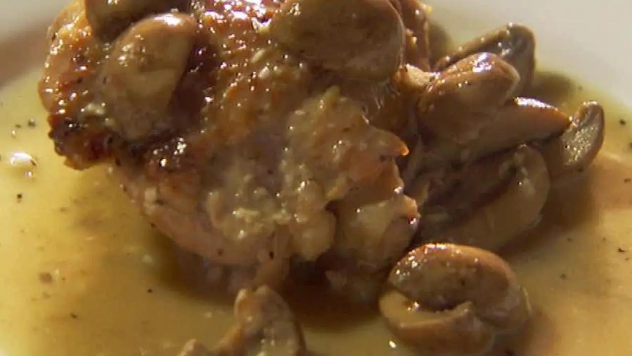 Ina's Chicken with Wild Mushrooms