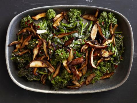 Broccoli Rabe and Shiitakes
