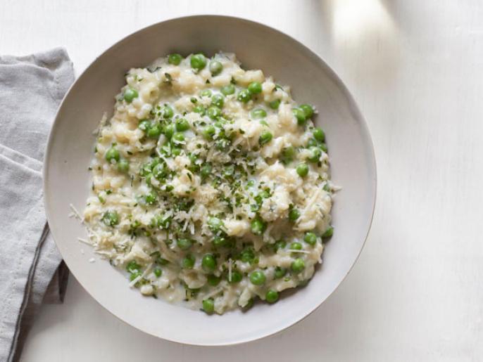 Risotto With Yogurt and Peas Recipe Food Network Kitchen Food Network