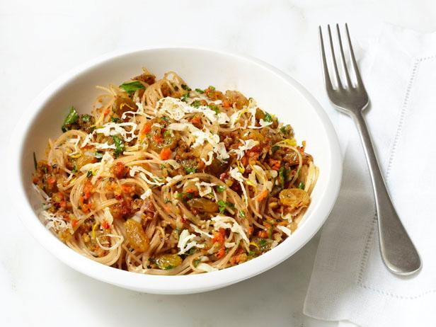 Angel Hair Pasta with a Walnut-Carrot Sauce