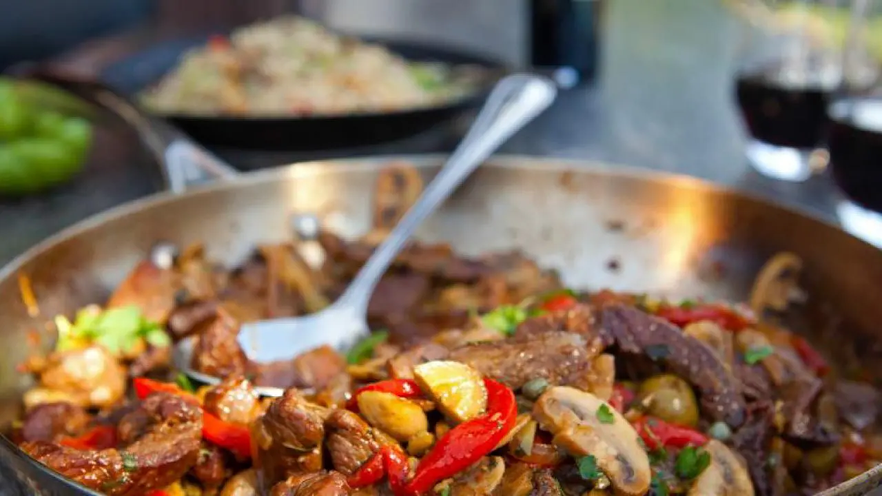 Guy's Sauteed Sicilian Lamb