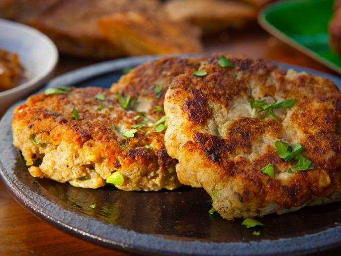 Middle Eastern Spiced Potato Cakes Recipe | Guy Fieri | Food Network