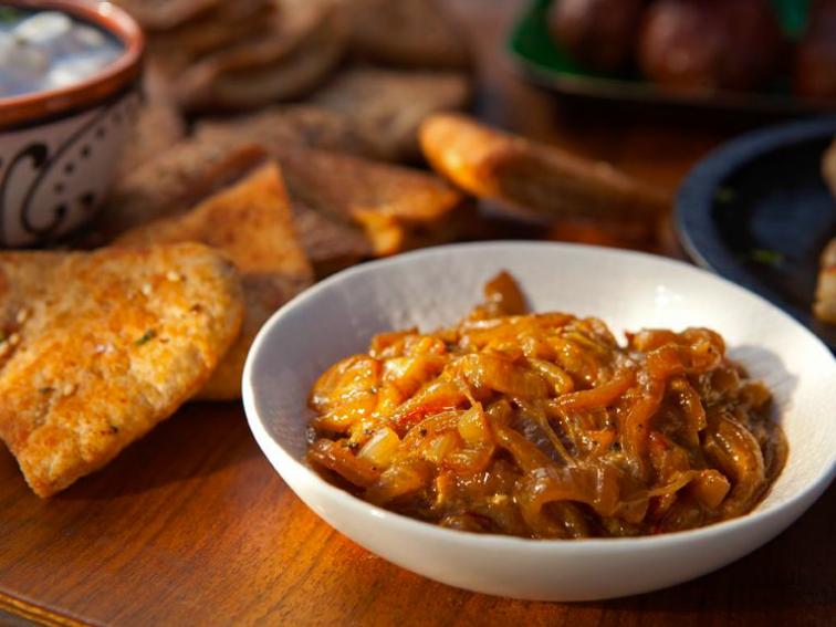 Roasted Garlic and Caramelized Onion Jam Recipe Guy Fieri Food Network