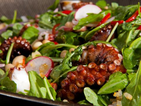 Charred Octopus and White Bean Salad