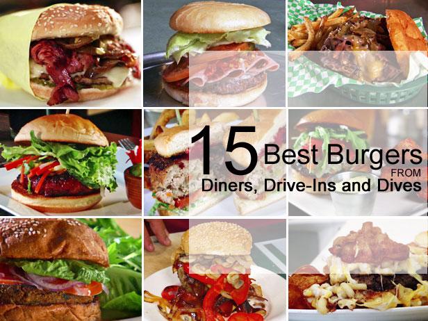 15 Best Burgers from Diners, and Dives | Diners, and Dives | Network