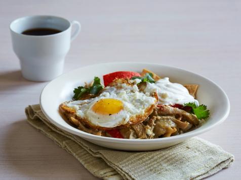 Chicken Chilaquiles with Salsa Verde