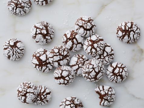 Ginger Chocolate Crackle Cookies