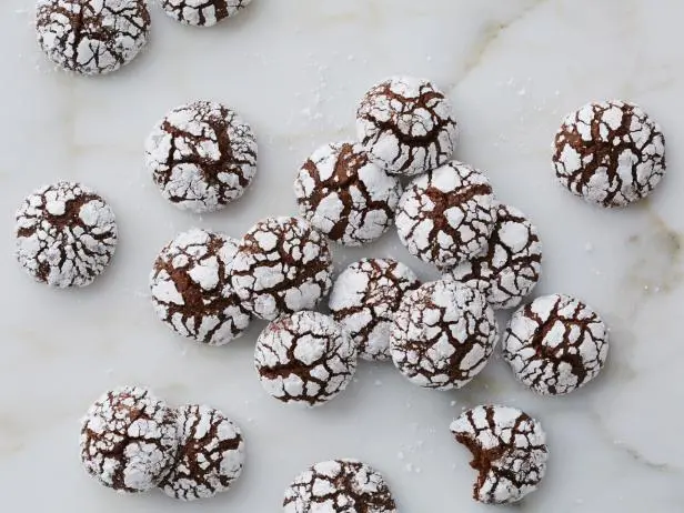 Ginger Chocolate Crackle Cookies Recipe | Food Network Kitchen | Food ...