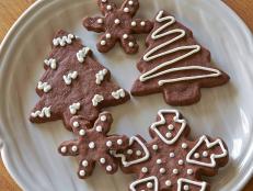 Inspired by a child's request, the chefs in Food Network Kitchens created a Chocolate Sugar Cookie recipe for the holidays.