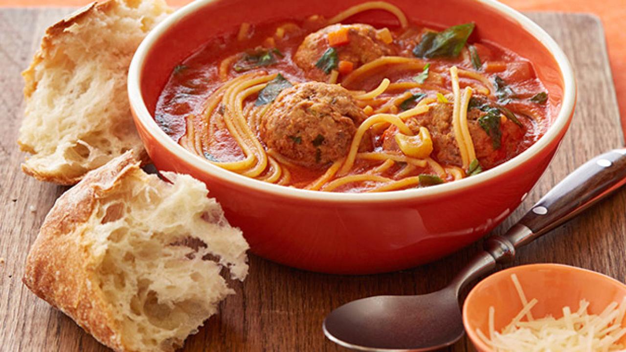Spaghetti & Meatball "Stoup"