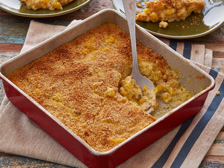 Baked Corn Pudding Recipe Sunny Anderson Food Network
