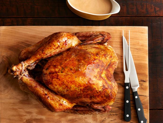 Big, Brined Herby Turkey Recipe Anne Burrell Food Network