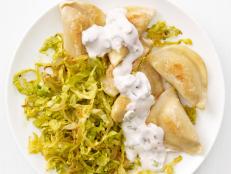 Try Food Network Magazine's Pierogi with Curried Cabbage for a satisfying Meatless Monday dinner that can be ready to eat only 35 minutes.