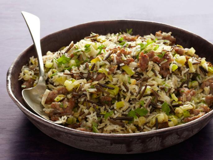 Wild Rice and Basmati Pilaf with Sausage Recipe Food Network Kitchen