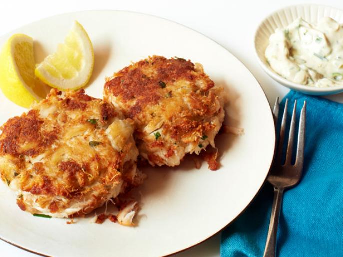 Crispy Crab Cakes With Tartar Sauce Recipe Food Network 3008