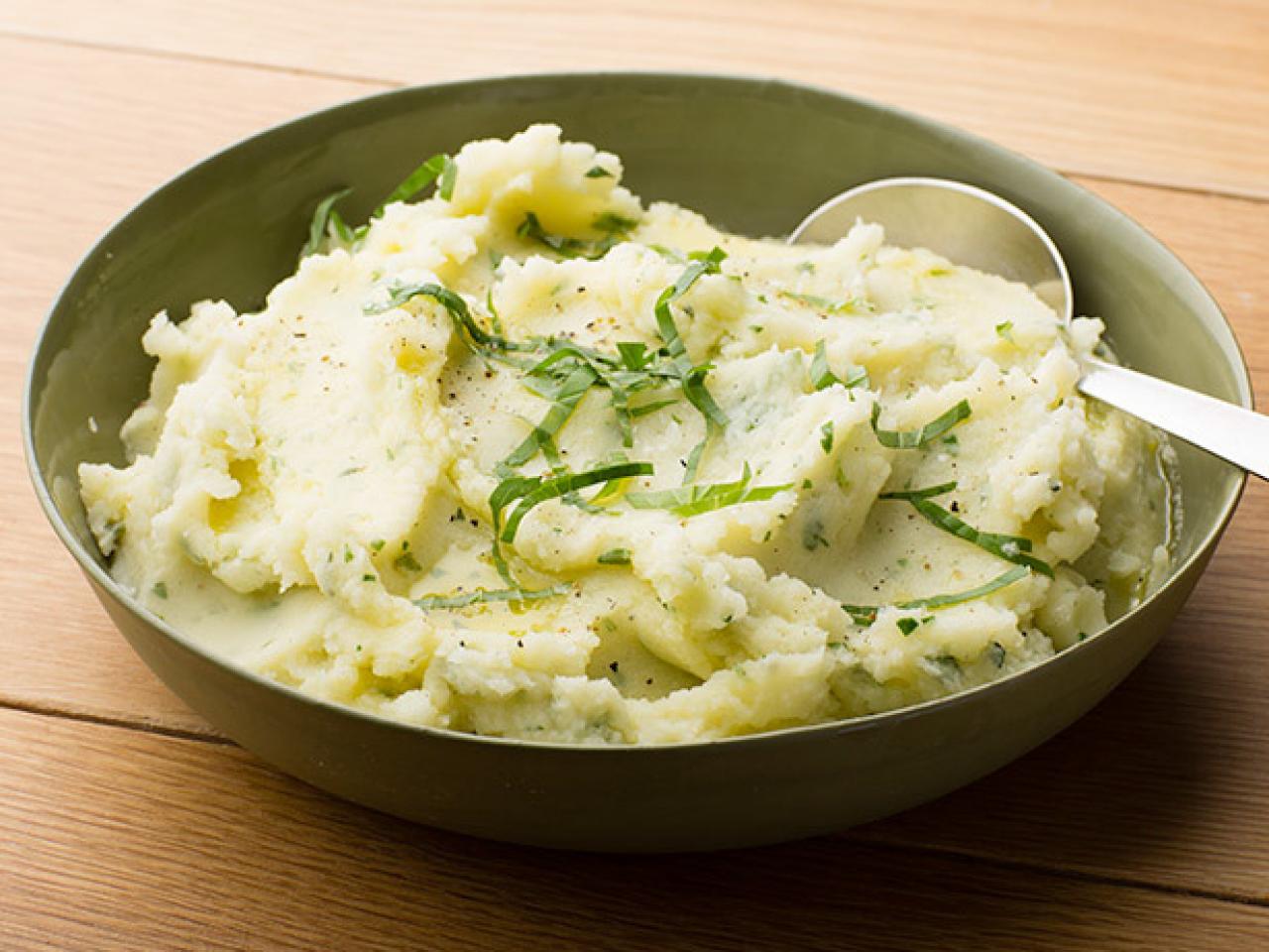 Mashed Potatoes with Olive Oil and Herbs