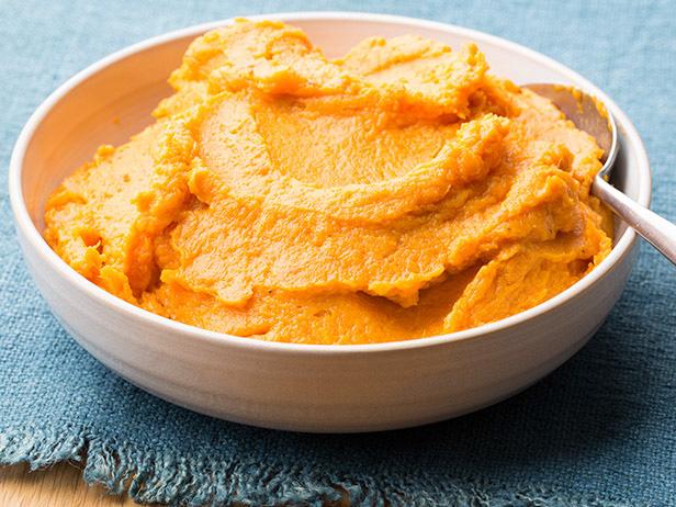 Vegan mashed sweet potatoes