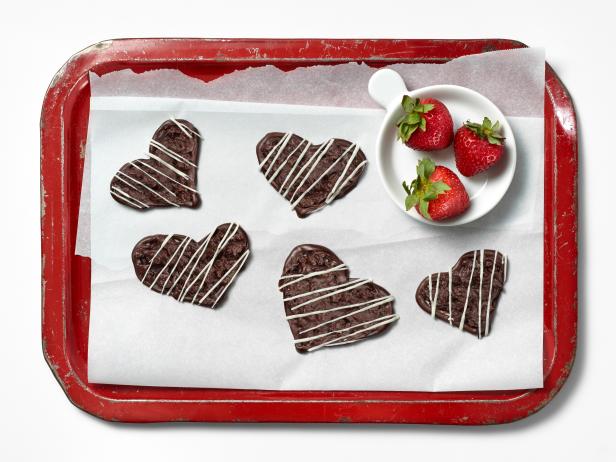 Chocolate-Covered Strawberry Hearts image