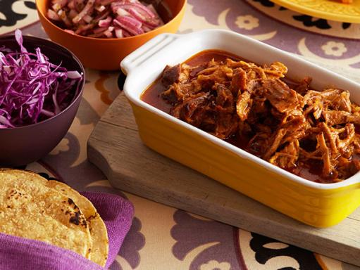 Shredded Pork Tacos Recipe | Marcela Valladolid | Food Network