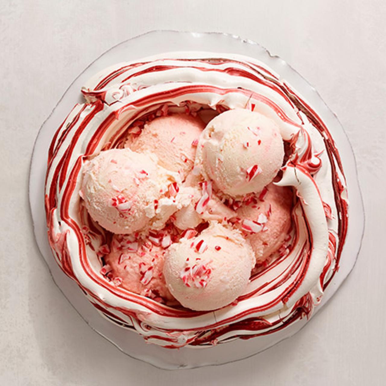 Candy Cane Ice Cream in a Bag Recipe