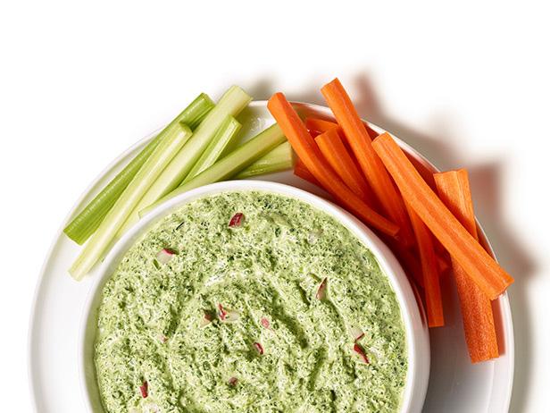 Cold Spinach Dip with Radishes_image