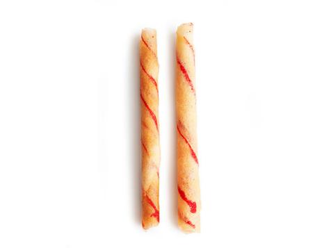 Striped Tuile Rolls