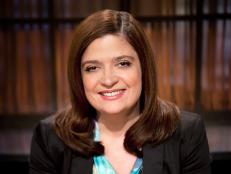 Chopped--Episode 905--Four Champion Chefs Compete for a $50,000 prize--Pictured: Chef Alex Guarnaschelli (Show Judge)