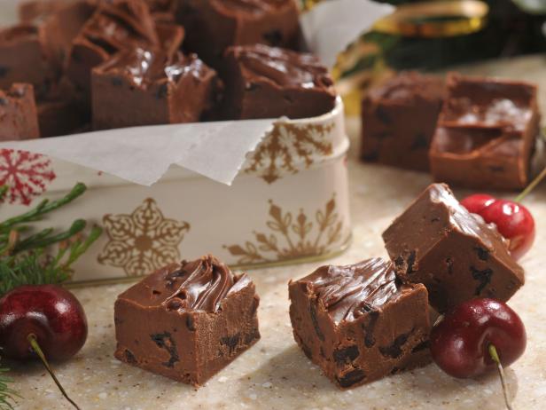 Dark Chocolate Cherry Fudge (Sponsored) image