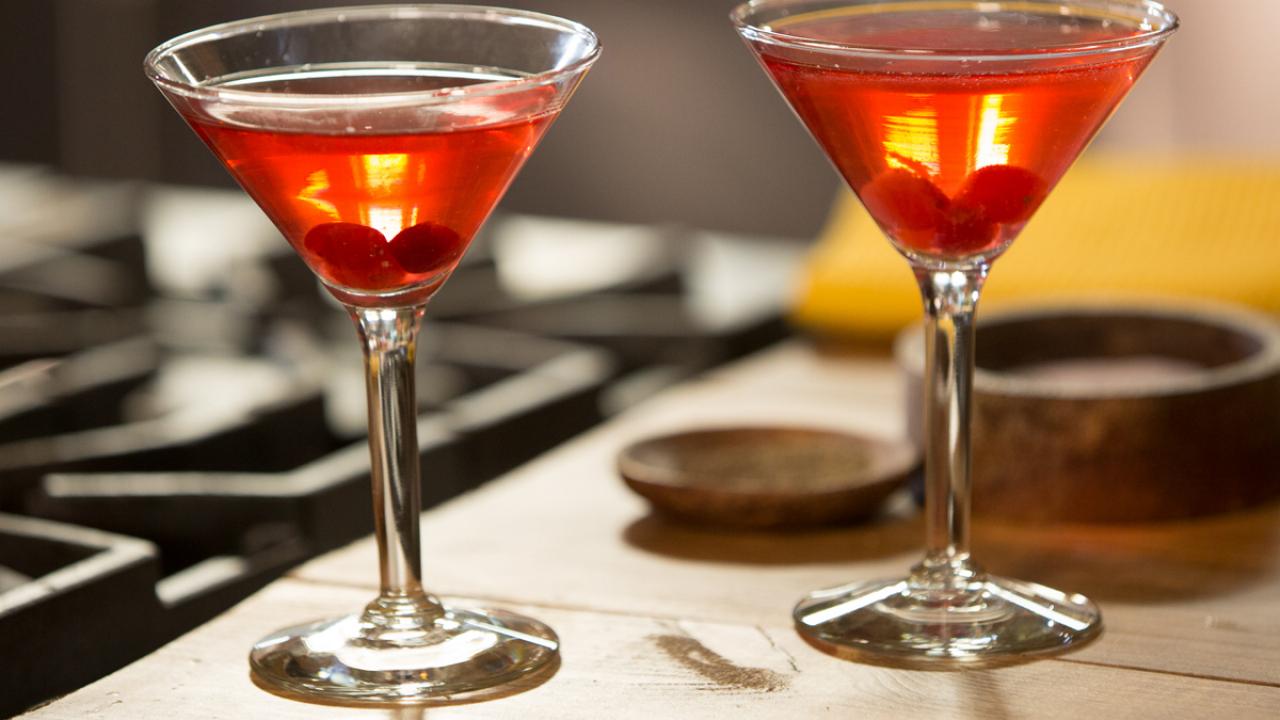 Cranberry Sparkling Martini