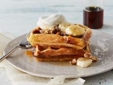 "My Recipe Box"
FNK Recipe: Food Network Kitchen's
Banana Buttermilk Waffles