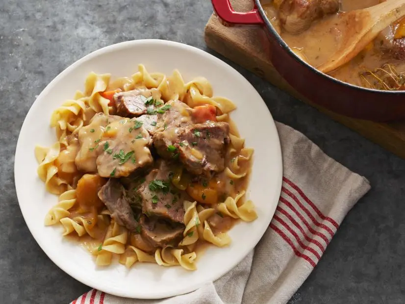 "My Recipe Box"
FNK Recipe: Food Network Kitchen's
Braised Pork with Apricots and Beer
