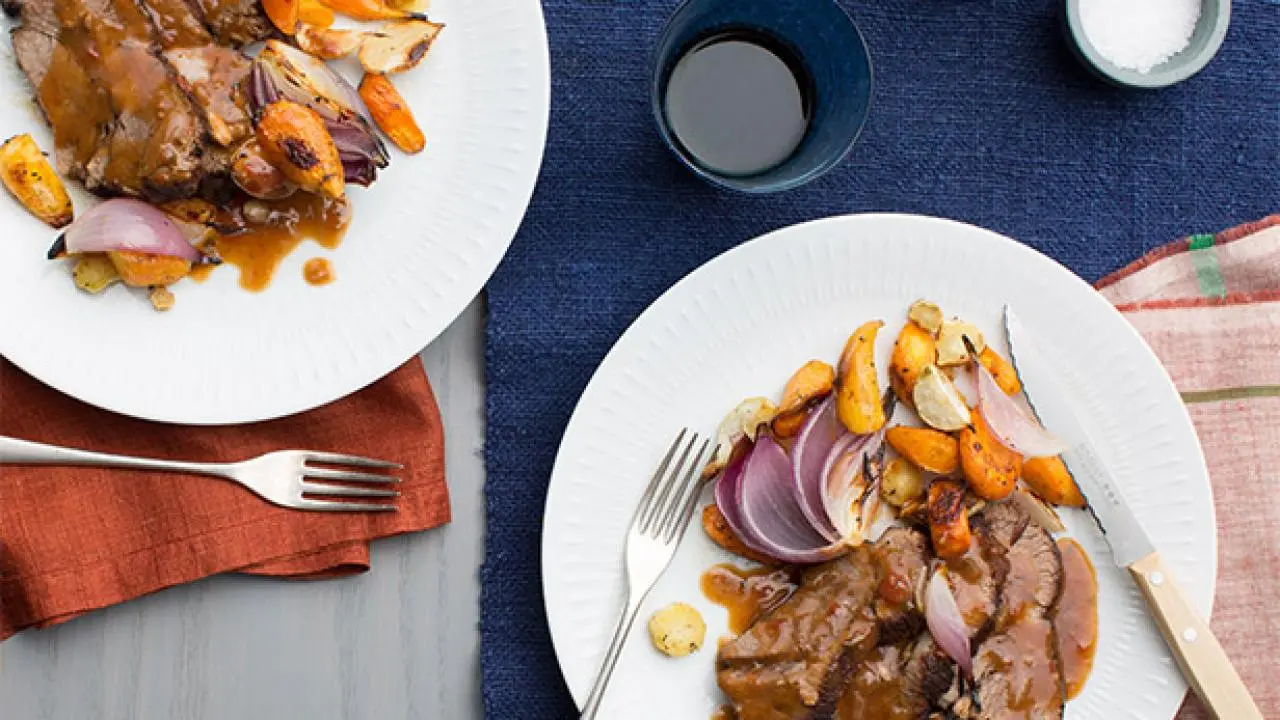 Pot Roast with Roasted Veggies