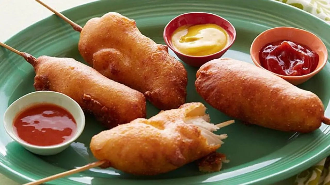 Fried Chicken Corn Dogs