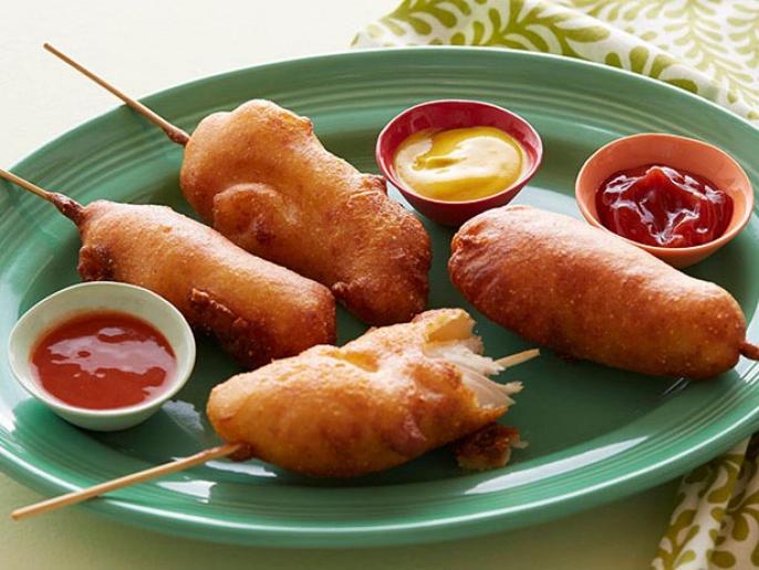 Fried Chicken Corn Dogs Recipe Food Network Kitchen Food Network