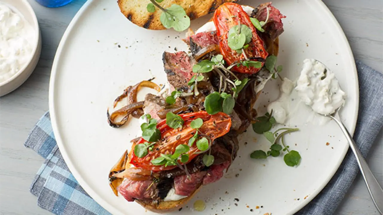 Blue Cheese Steak Sandwich