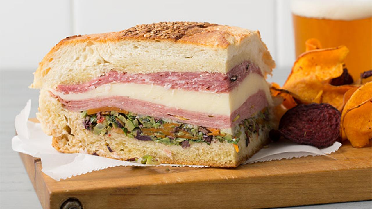 Build a Muffuletta Sandwich