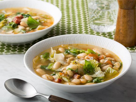 White Bean and Escarole Soup Recipe | Food Network Kitchen | Food Network