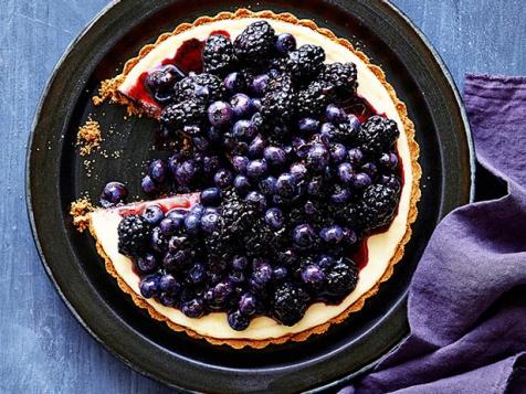 Black and Blue Cheesecake Tart