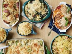 The chefs in Food Network Kitchen created a classic, crowd-pleasing stovetop recipe that hits the spot, but they didn’t stop there. They took that basic recipe and baked it up with add-ins like veggies and meats for more complete, satisfying meals.