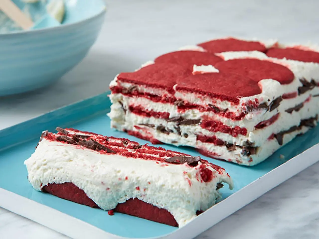 Red Velvet Ice Box Cake