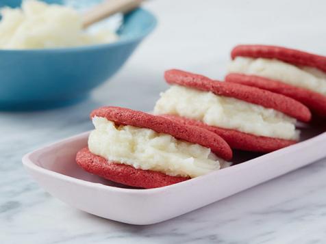 Red Velvet Sandwich Cookies