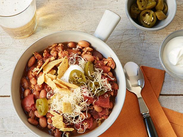 Simple Slow Cooker Turkey Chili