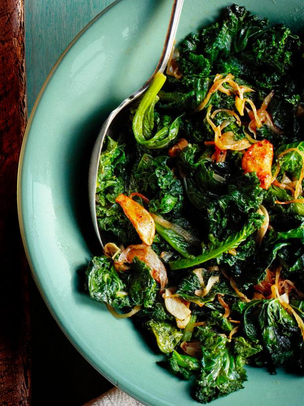 Garlic Greens Recipe, Food Network Kitchen
